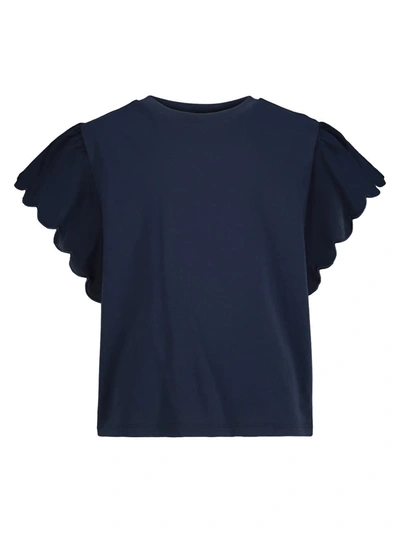 Shop Scotch & Soda Kids T-shirt For Girls In Blue