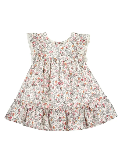 Shop Tartine Et Chocolat Kids Dress For Girls In White