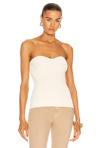 Shop Khaite Lucie Top In Cream