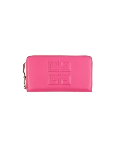 Shop Givenchy Wallet In Fuchsia