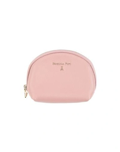 Shop Patrizia Pepe Coin Purses In Pale Pink