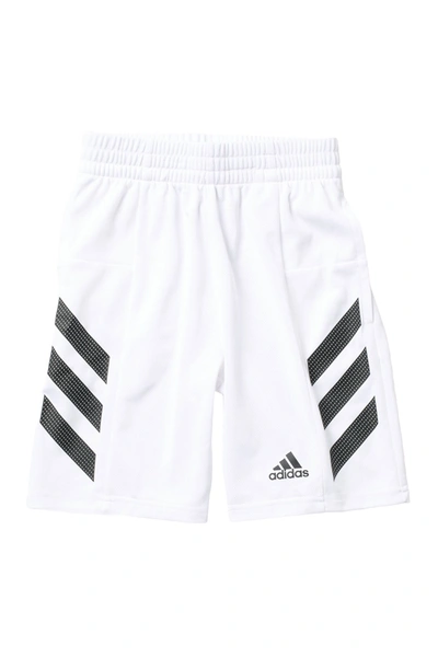 Shop Adidas Originals Pro Sport 3-stripes Shorts In White