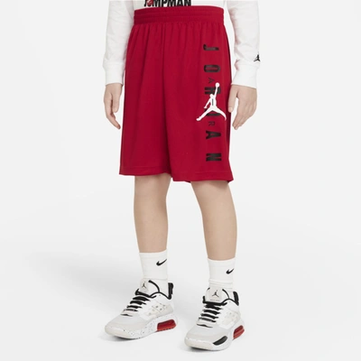 Shop Jordan Air  Big Kids' (boys') Mesh Shorts In Red