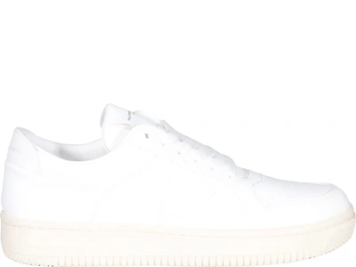 Shop Philippe Model Lyon Sneakers In White