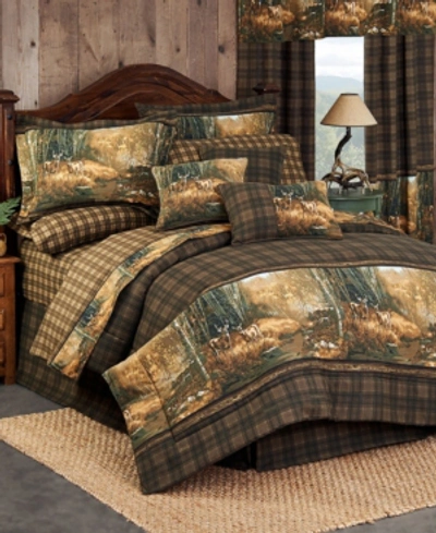 Shop Karin Maki Blue Ridge Trading Whitetail Birch King Comforter Set Bedding In Brown