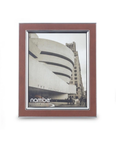 Shop Nambe Novara Frame 8 X 10 In Silver/brown
