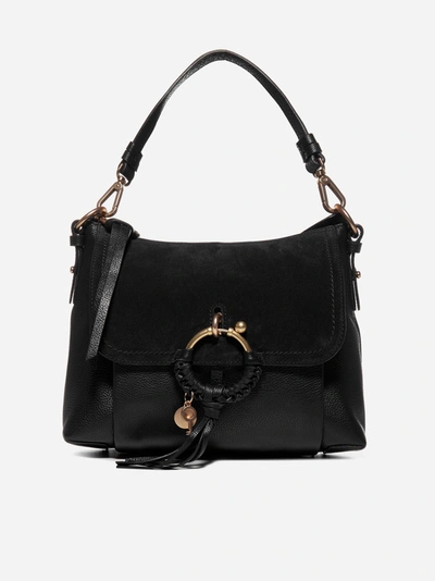 Shop See By Chloé Joan Mini Leather And Suede Bag