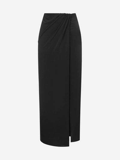 Shop Andamane Gabrielle Stretch Viscose Wrap Skirt