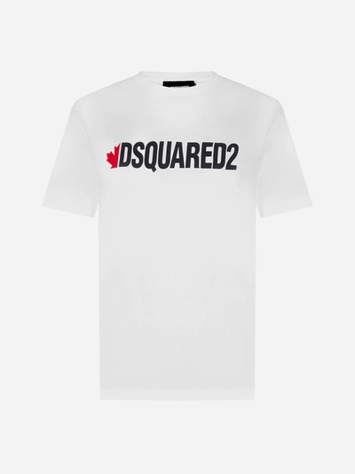Shop Dsquared2 T-shirt Renny In Cotone Con Logo