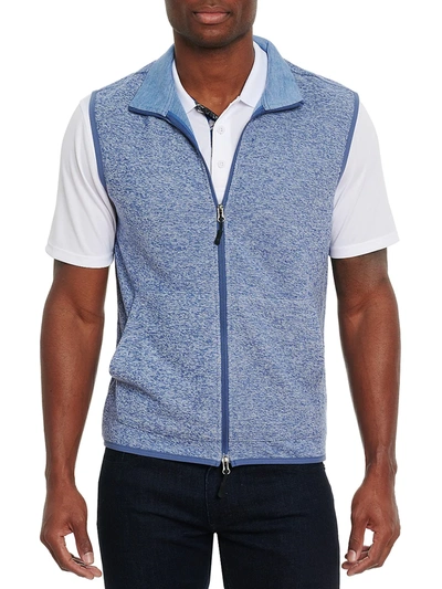Shop Robert Graham Men's Klose Classic-fit Vest In Blue