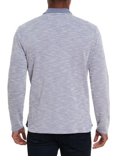 Shop Robert Graham Allman Regular-fit Quarter-zip Sweater In Black