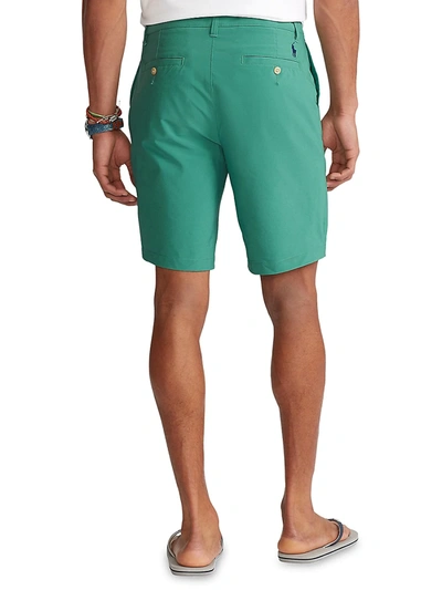 Shop Polo Ralph Lauren Stretch Polyester Shorts In Supply Olive