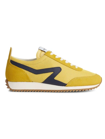 Shop Rag & Bone Women's Retro Mesh Sneakers In Yellow