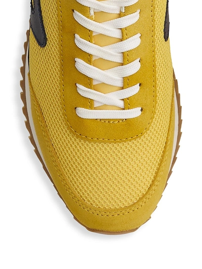 Shop Rag & Bone Women's Retro Mesh Sneakers In Yellow