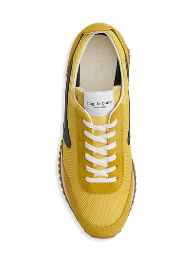 Shop Rag & Bone Women's Retro Mesh Sneakers In Yellow