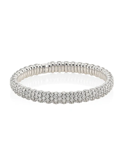 Shop Zydo Stretch 18k White Gold & Diamond Bracelet