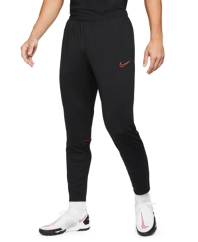 Shop Nike Men's Dri-fit Soccer Pants In Black/siren Red