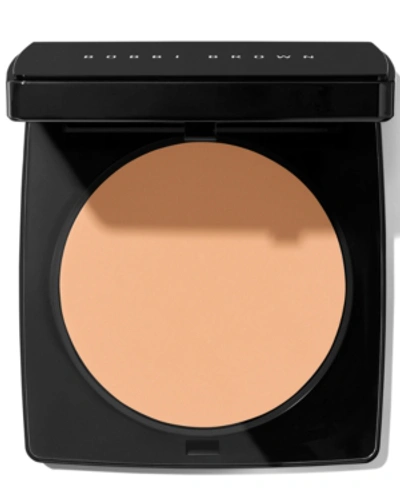 Shop Bobbi Brown Sheer Finish Pressed Powder In Warm Natural (dark Beige; Sets And Controls Shine On Medium Skin)