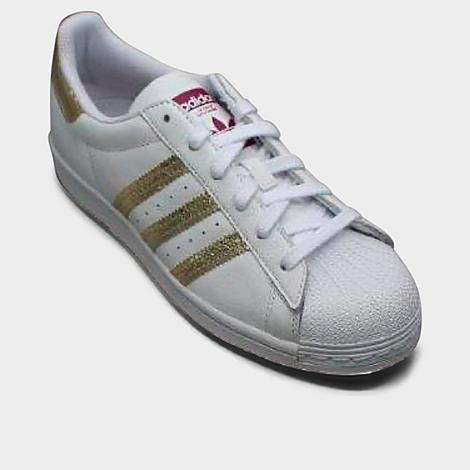 Adidas Originals Adidas Women's Originals Superstar Casual Shoes In Footwear  White/all That Glitters | ModeSens