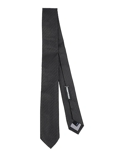 Shop Dsquared2 Ties In Black