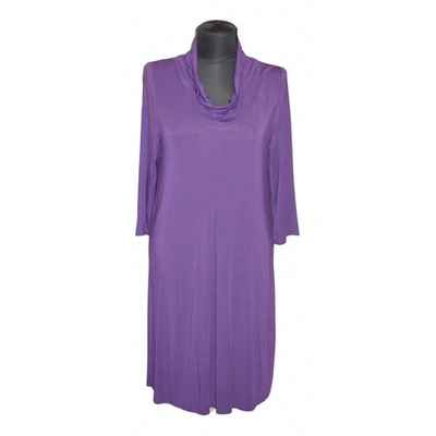 Pre-owned Allude Dress In Purple