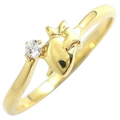 Pre-owned Mikimoto Gold Yellow Gold Ring