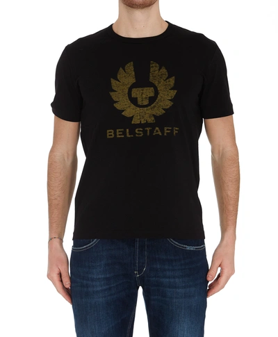 Shop Belstaff Logo Coteland 2.0 T-shirt In Black