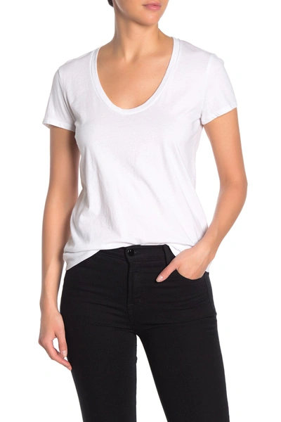 Shop James Perse Casual T-shirt In White