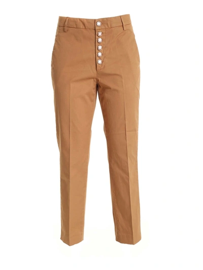 Shop Dondup Nima Pants In Light Brown