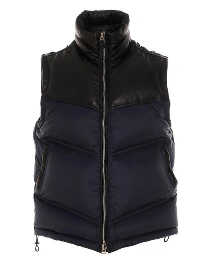Shop Tom Ford Sleeveless Down Jacket In Blue