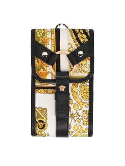 Shop Versace Barocco Printed Multicolor Iphone Case