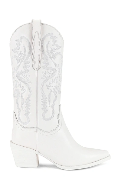 Shop Jeffrey Campbell Dagget Boot In White Combo