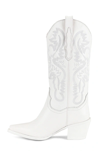 Shop Jeffrey Campbell Dagget Boot In White Combo