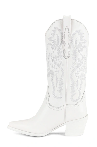 Jeffrey Campbell Dagget Boot In White Combo