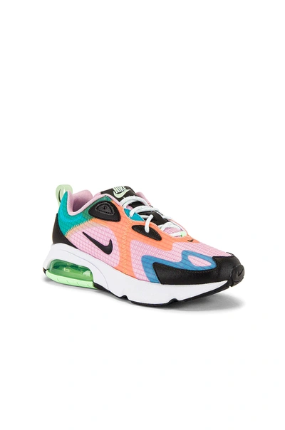 Shop Nike Air Max 200 Se Sneaker In Light Artic Pink  Black Orange  Pulse Wh