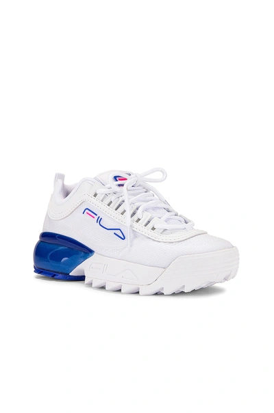 Shop Fila Disruptor 2a Sneaker In White  Amparo Blue & Magenta