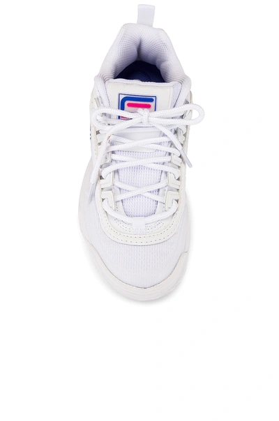 Shop Fila Disruptor 2a Sneaker In White  Amparo Blue & Magenta