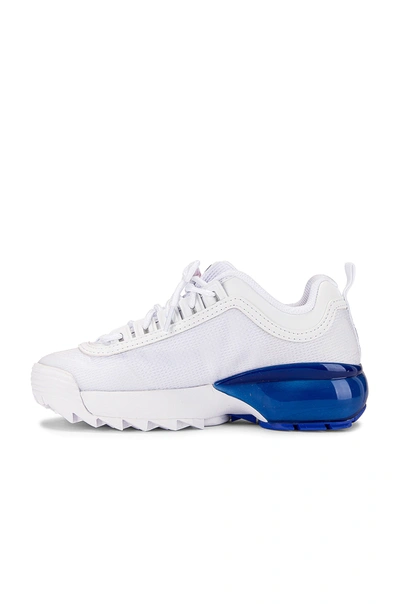 Shop Fila Disruptor 2a Sneaker In White  Amparo Blue & Magenta