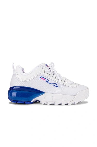 Shop Fila Disruptor 2a Sneaker In White  Amparo Blue & Magenta