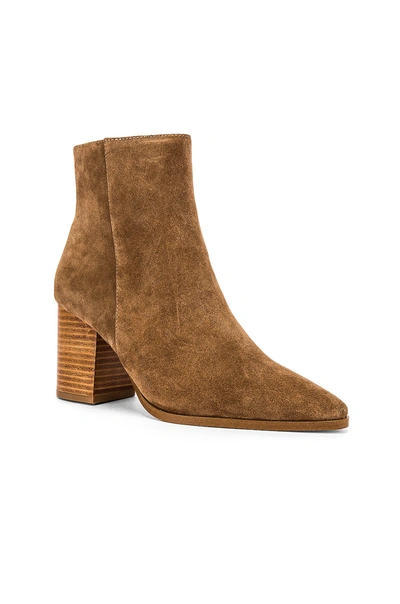 Shop Raye Merit Bootie In Toffee Brown