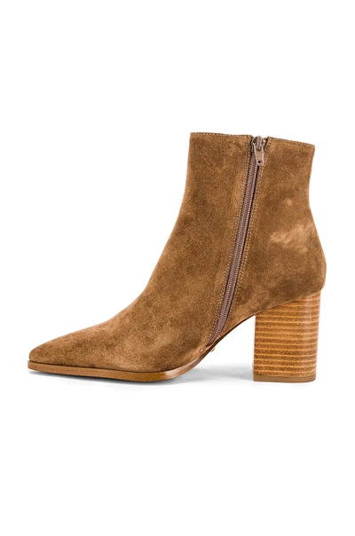 Shop Raye Merit Bootie In Toffee Brown