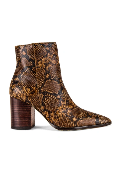 Raye Merit Bootie In Toffee Brown