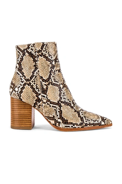 Shop Raye Merit Bootie In Toffee Brown