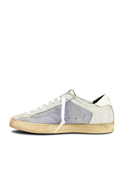 Shop P448 John Sneaker In Silver & Lilac