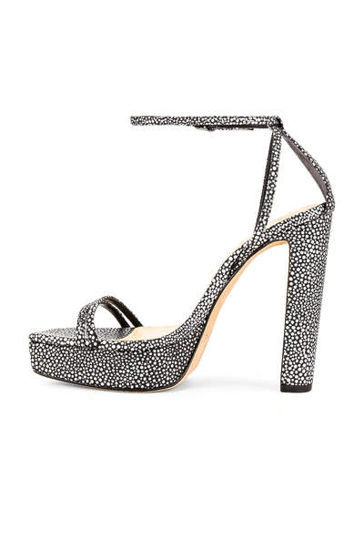 Shop Alexandre Birman Lenny Sandal In Silver