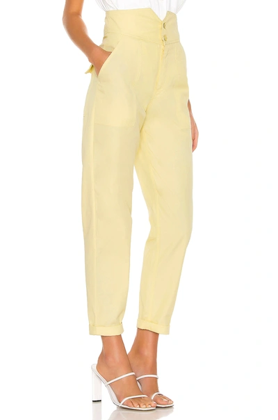 CERISE 长裤 – 淡黄色