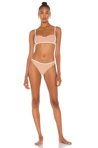 Shop House Of Harlow 1960 X Revolve Bexley Bottom In Nude & White