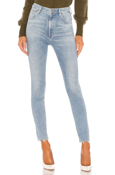 Shop Citizens Of Humanity Chrissy Sculpt High Rise Skinny In Islands