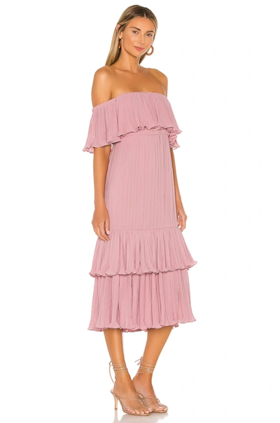 Shop Lovers & Friends Elouise Midi Dress In Primrose Pink