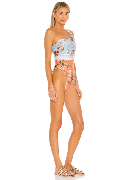 Shop Agua Bendita Andrea Sunbaze One Piece. - In Blue